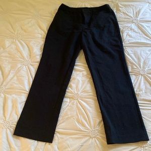 Size 6 short Christopher & banks black dress pants